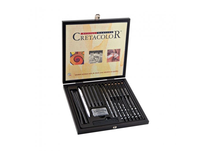 Cretacolor - Black Box Drawing Set