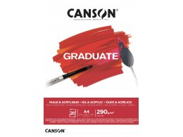Canson Graduate skicák na olejové a akrylové barvy A4 (290g/m2)