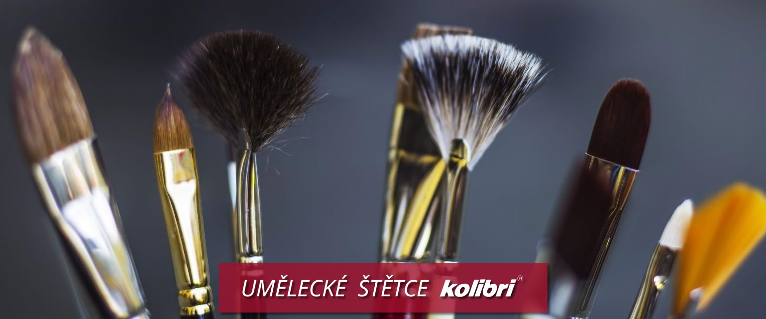 Umělecké štětce Kolibri